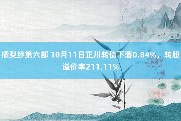 橘梨纱第六部 10月11日正川转债下落0.84%，转股溢价率211.11%