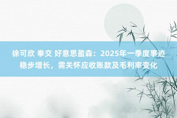 徐可欣 拳交 好意思盈森：2025年一季度事迹稳步增长，需关怀应收账款及毛利率变化